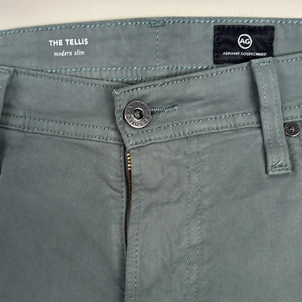 Men’s AG Tellis SUD sueded modern slim Pants size 32x34 - Picture 2 of 7